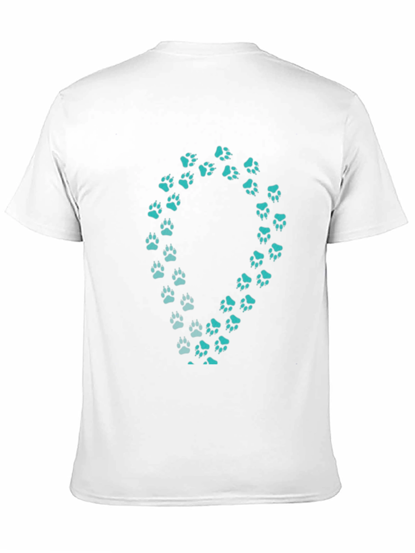 Paw Print Tee - Black Casual Shirt