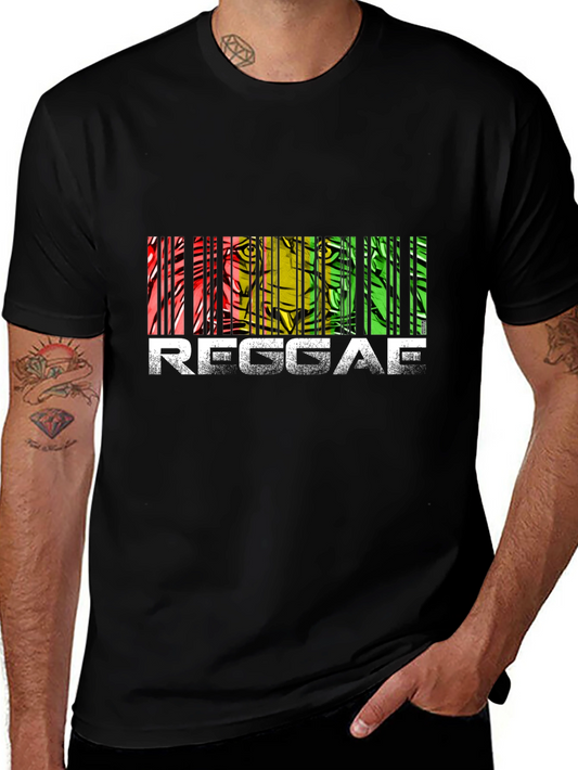 Reggae Lion T-Shirt - Rasta Colors