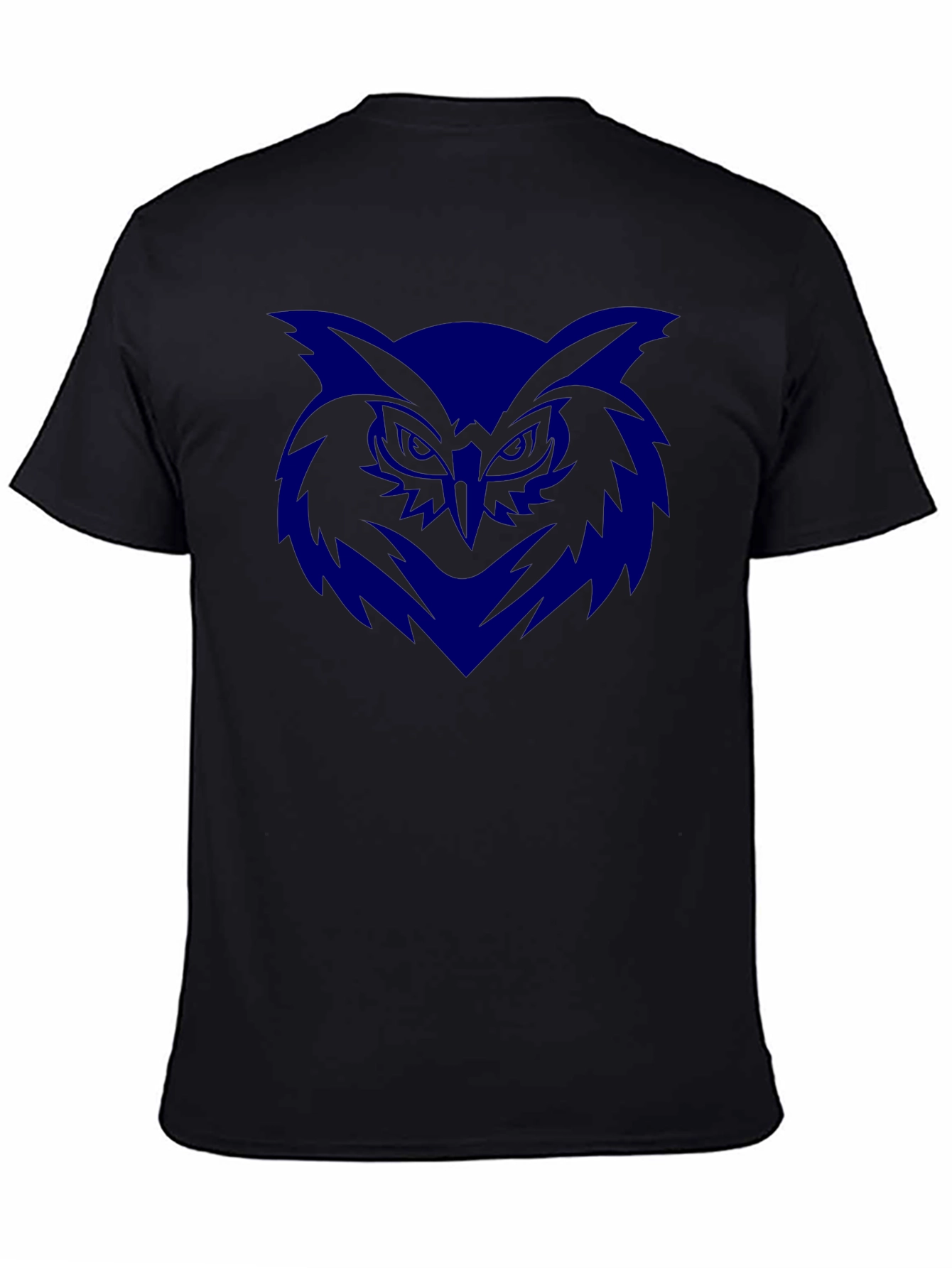 Bold Owl Graphic Black T-Shirt - Mens Fashion Tee
