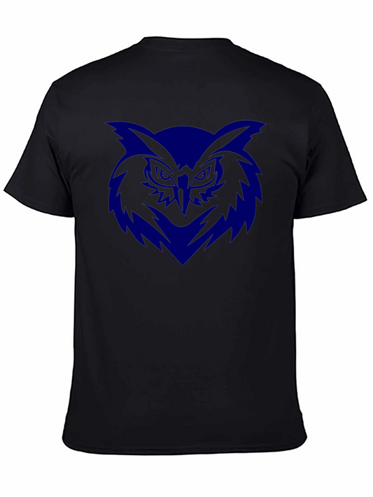 Bold Owl Graphic Black T-Shirt - Mens Fashion Tee