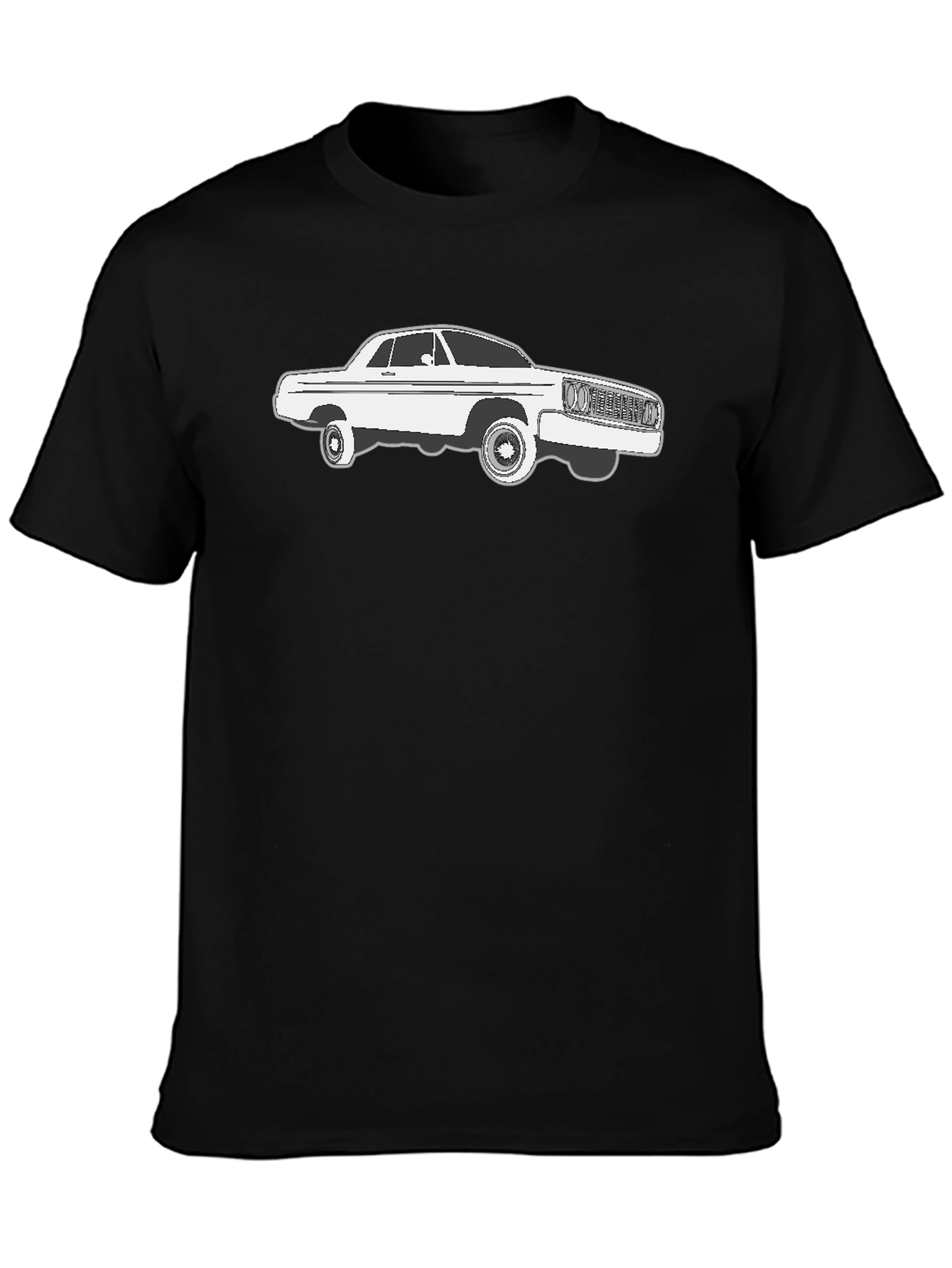 Classic Car Graphic Tee - Black