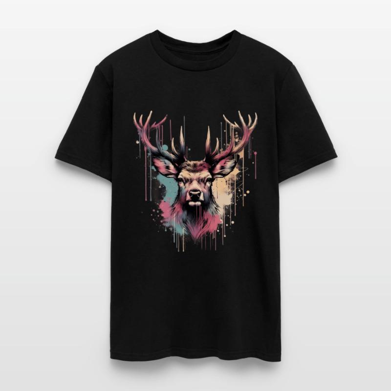 A Deer’s Head In Watercolor