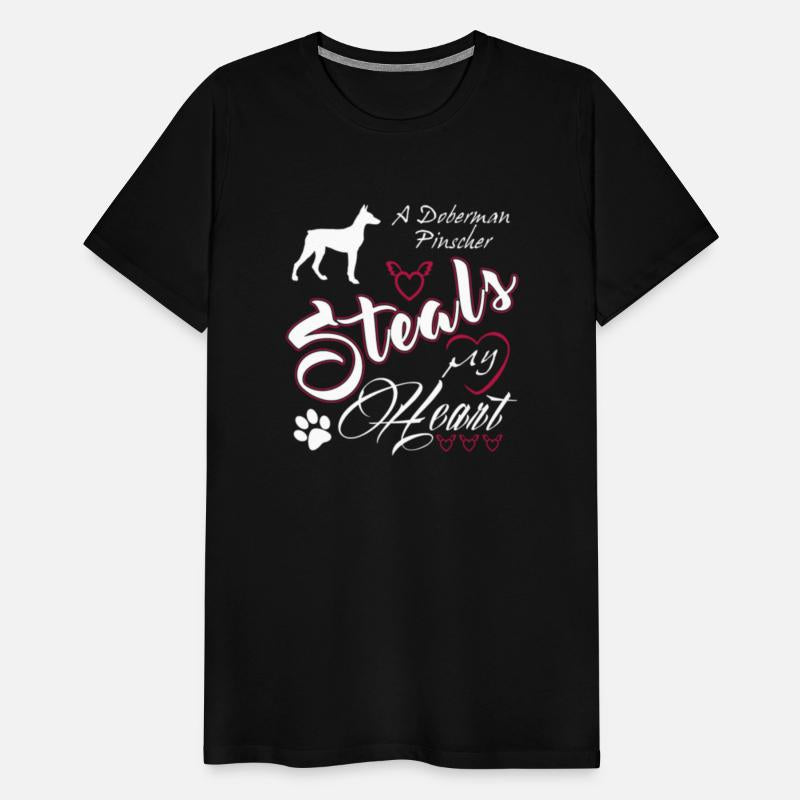 A Doberman Pinscher Steals My Heart Shirt