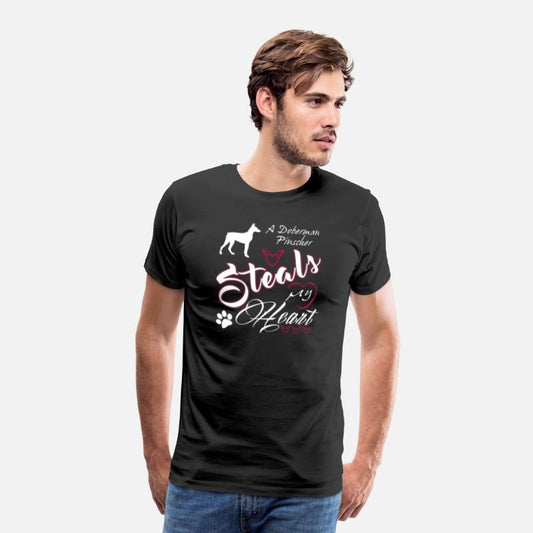 A Doberman Pinscher Steals My Heart Shirt
