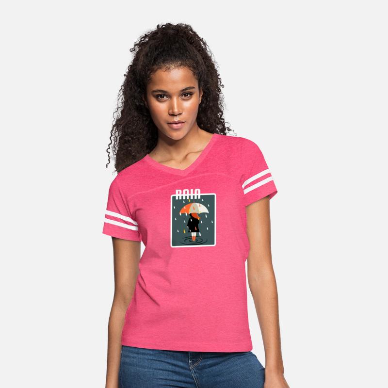 A girl in the rain, not sad...2