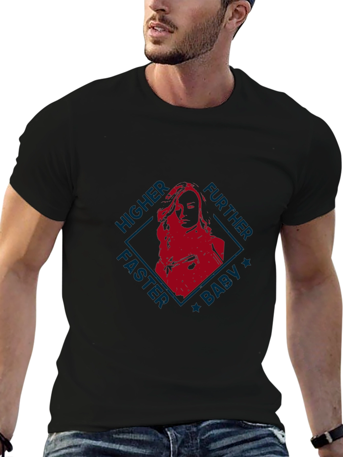 Higher Faster Further Captain Marvel T-Shirt
