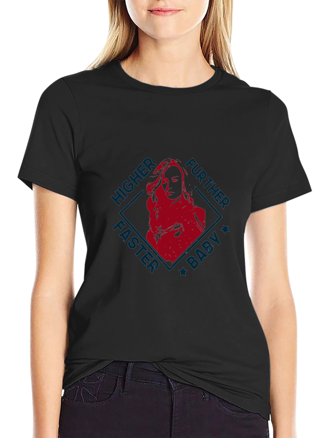 Higher Faster Further Captain Marvel T-Shirt