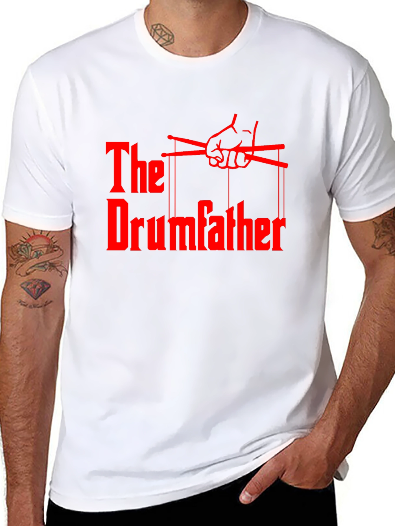 The Drumfather T-Shirt - Black