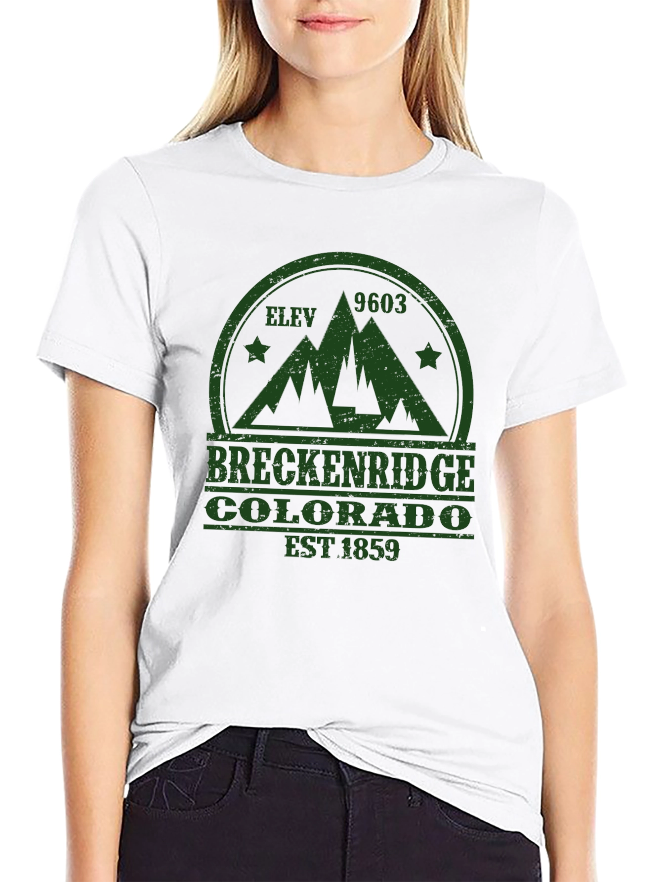 Breckenridge Colorado Black T-Shirt