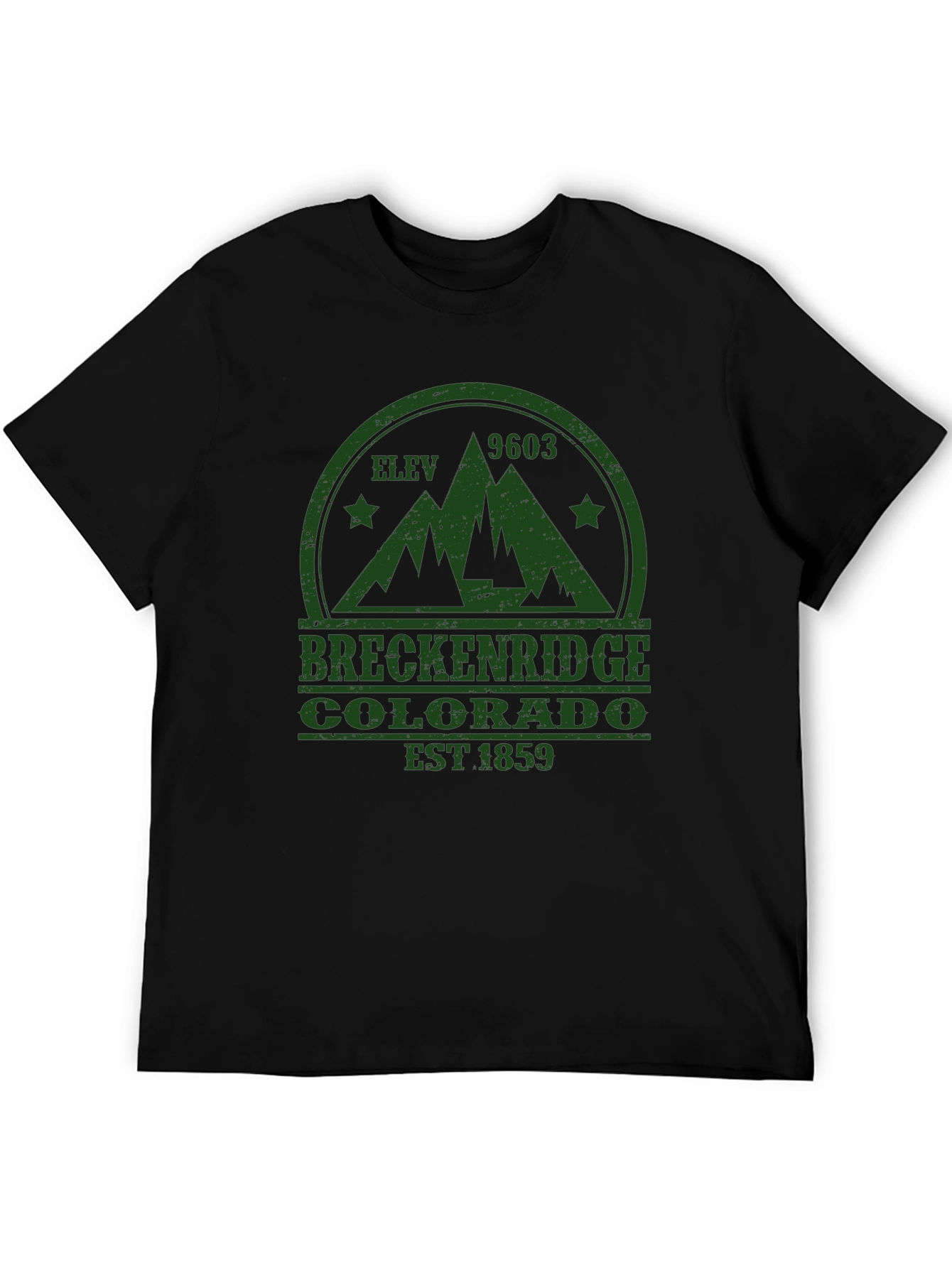 Breckenridge Colorado Black T-Shirt