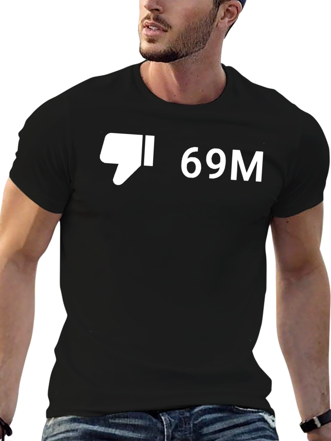 Dislike 69M Graphic T-Shirt - Funny Viral Tee
