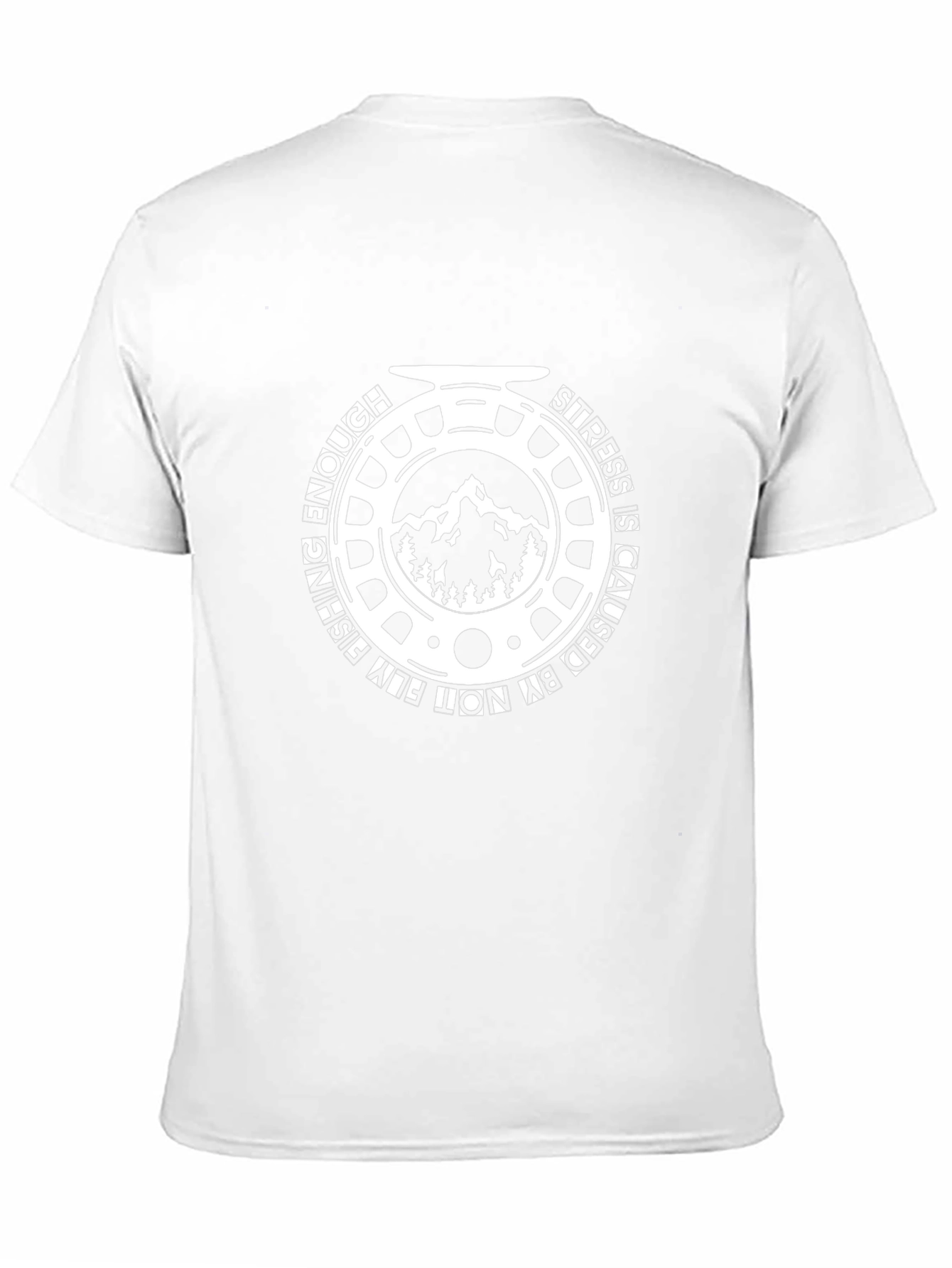 Fly Fishing Reel T-Shirt - No Stress