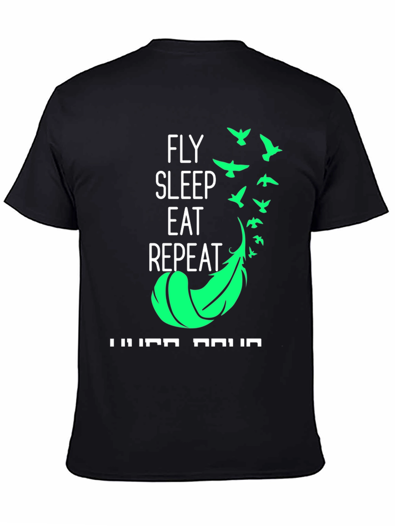 Fly Sleep Eat Repeat Graphic Tee