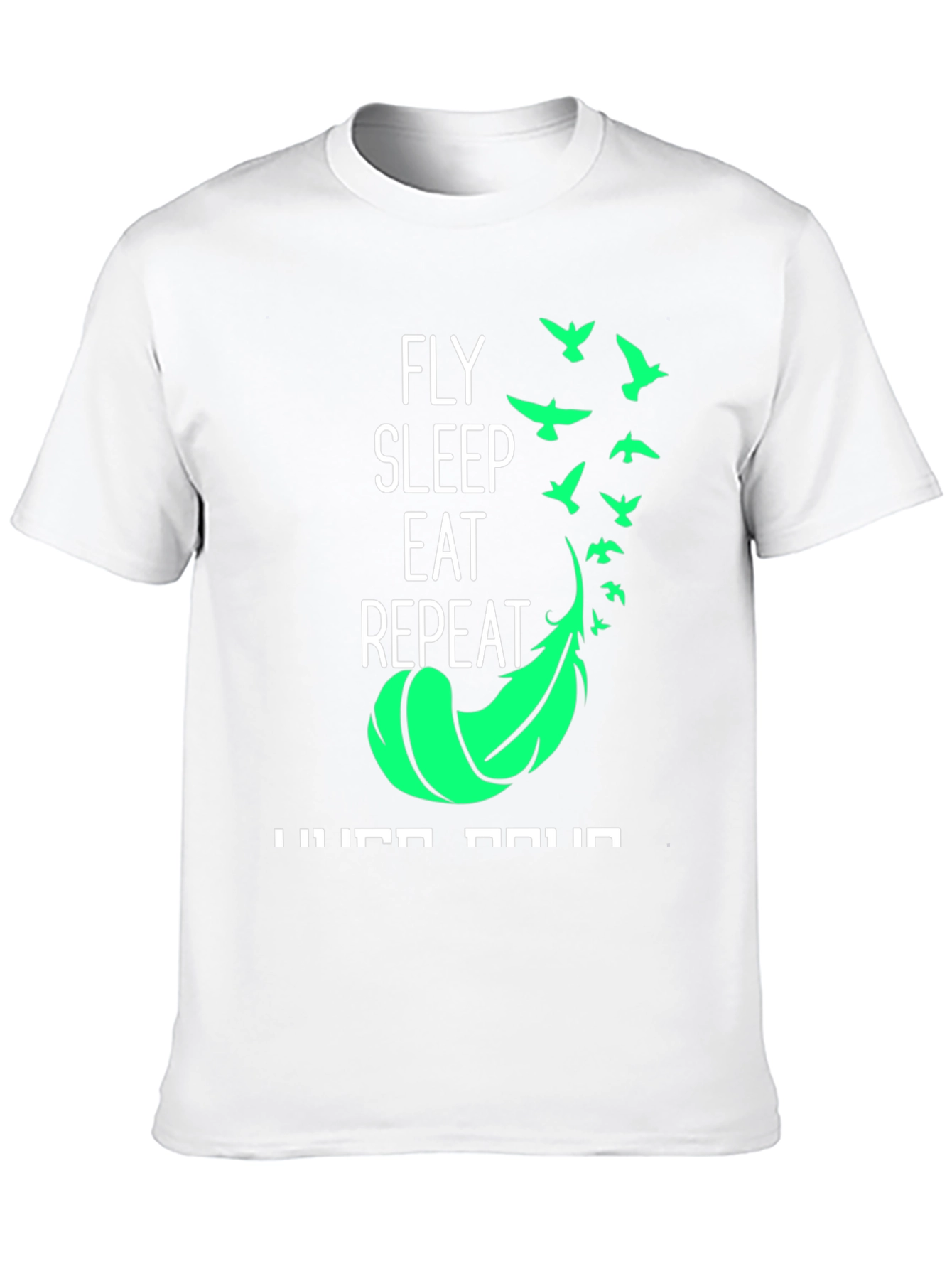 Fly Sleep Eat Repeat Graphic Tee