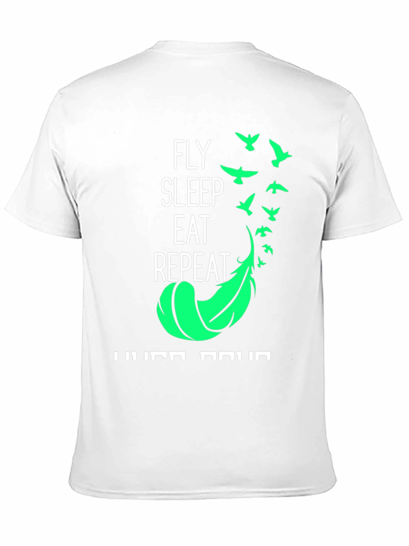 Fly Sleep Eat Repeat Graphic Tee