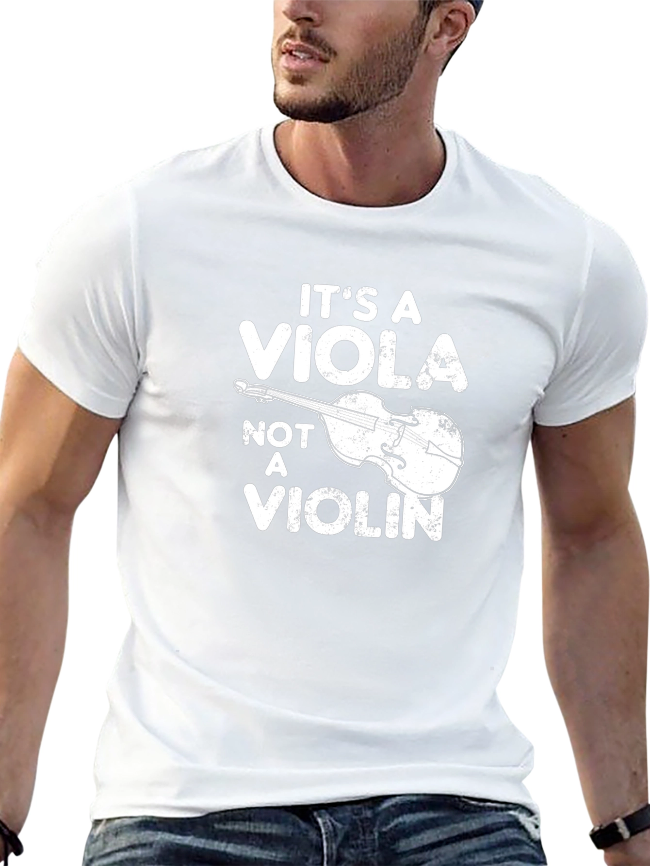 Its A Viola Not a Violin Black T-Shirt