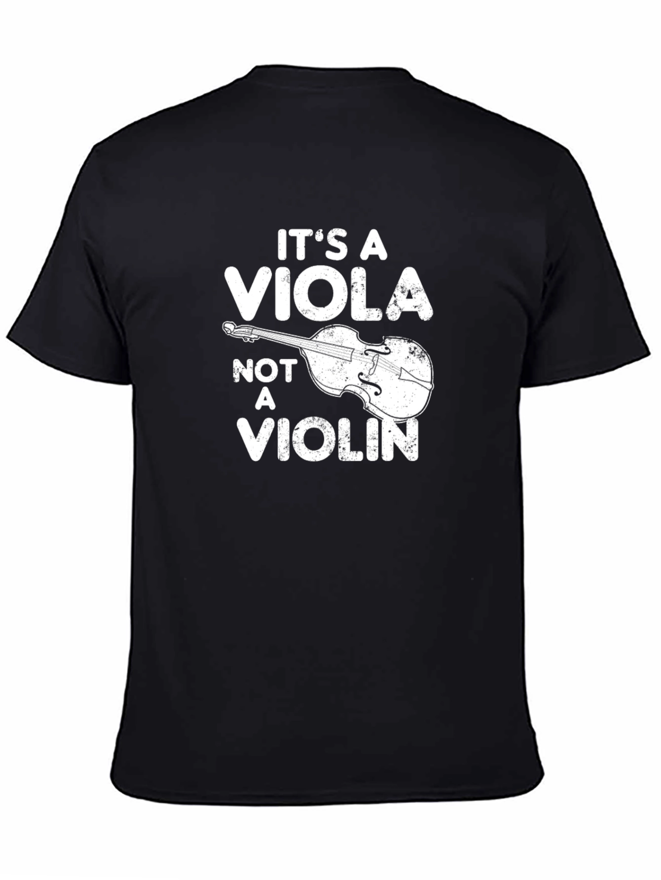 Its A Viola Not a Violin Black T-Shirt