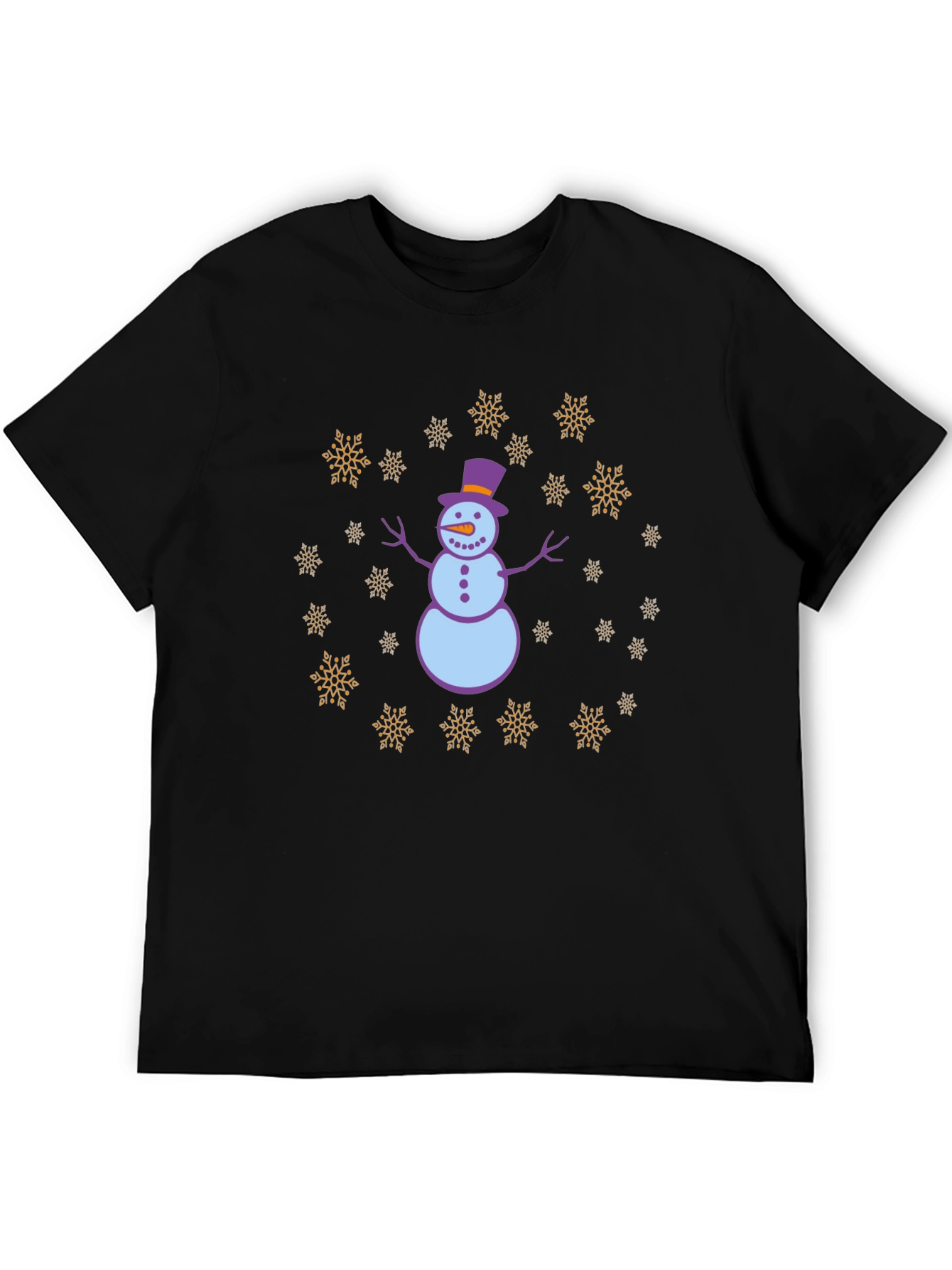 Snowman Graphic Tee - Winter Holiday Shirt