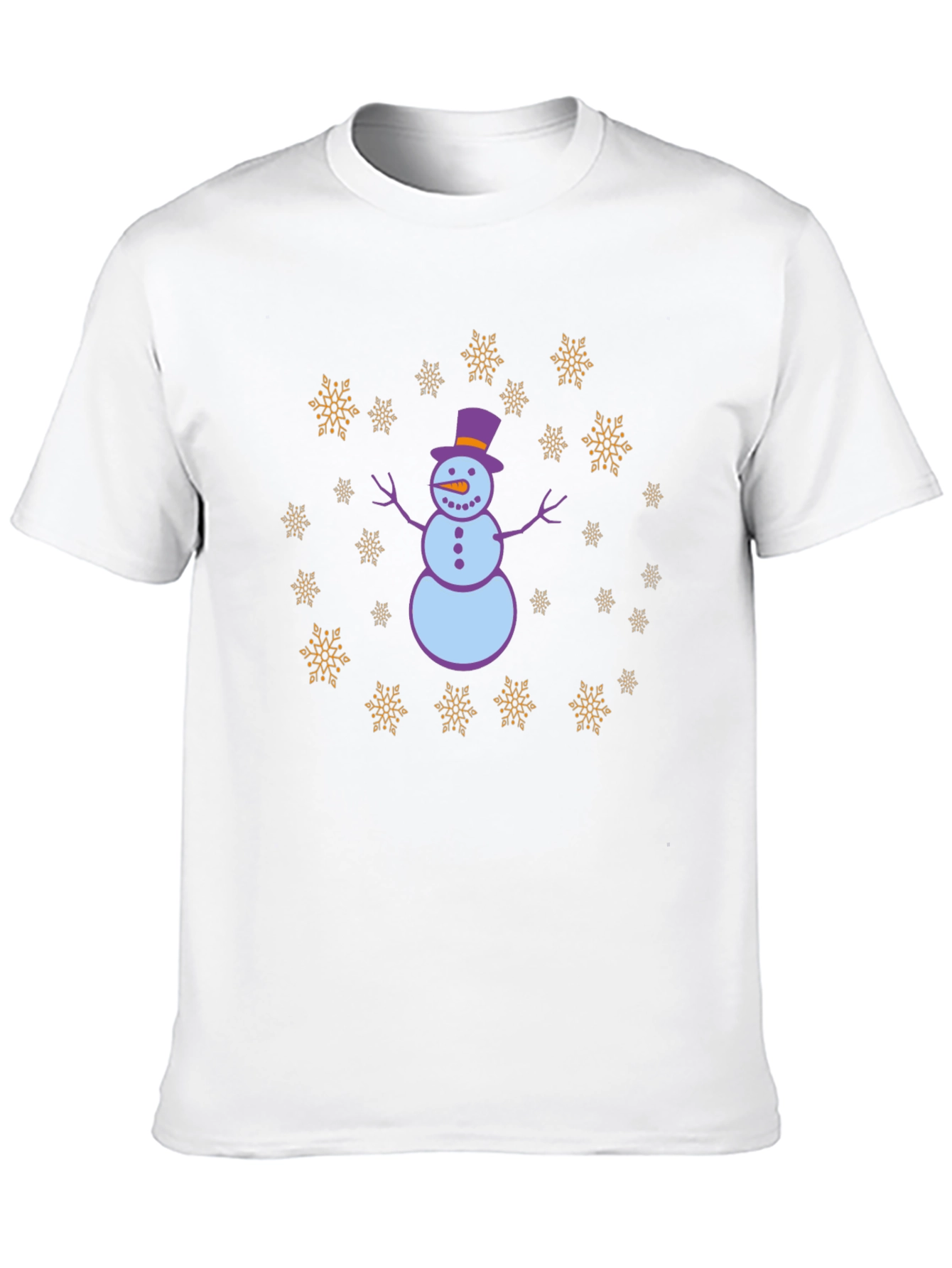 Snowman Graphic Tee - Winter Holiday Shirt