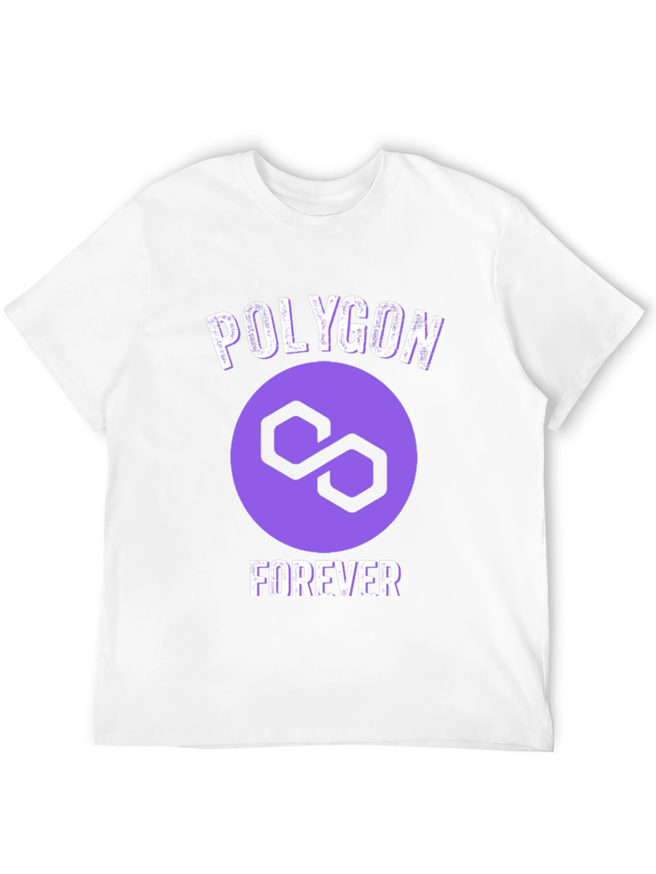 Polygon Forever Graphic Tee - Crypto Fan Apparel