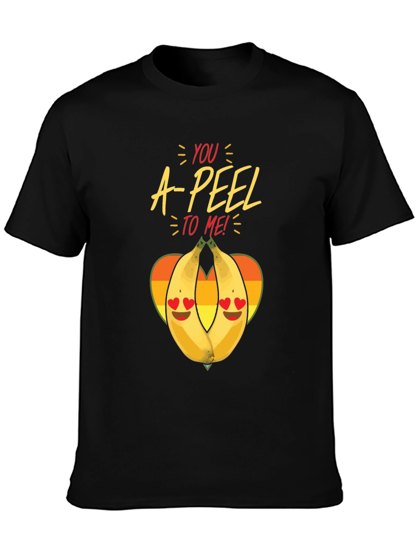 You A-Peel To Me Black Graphic Tee