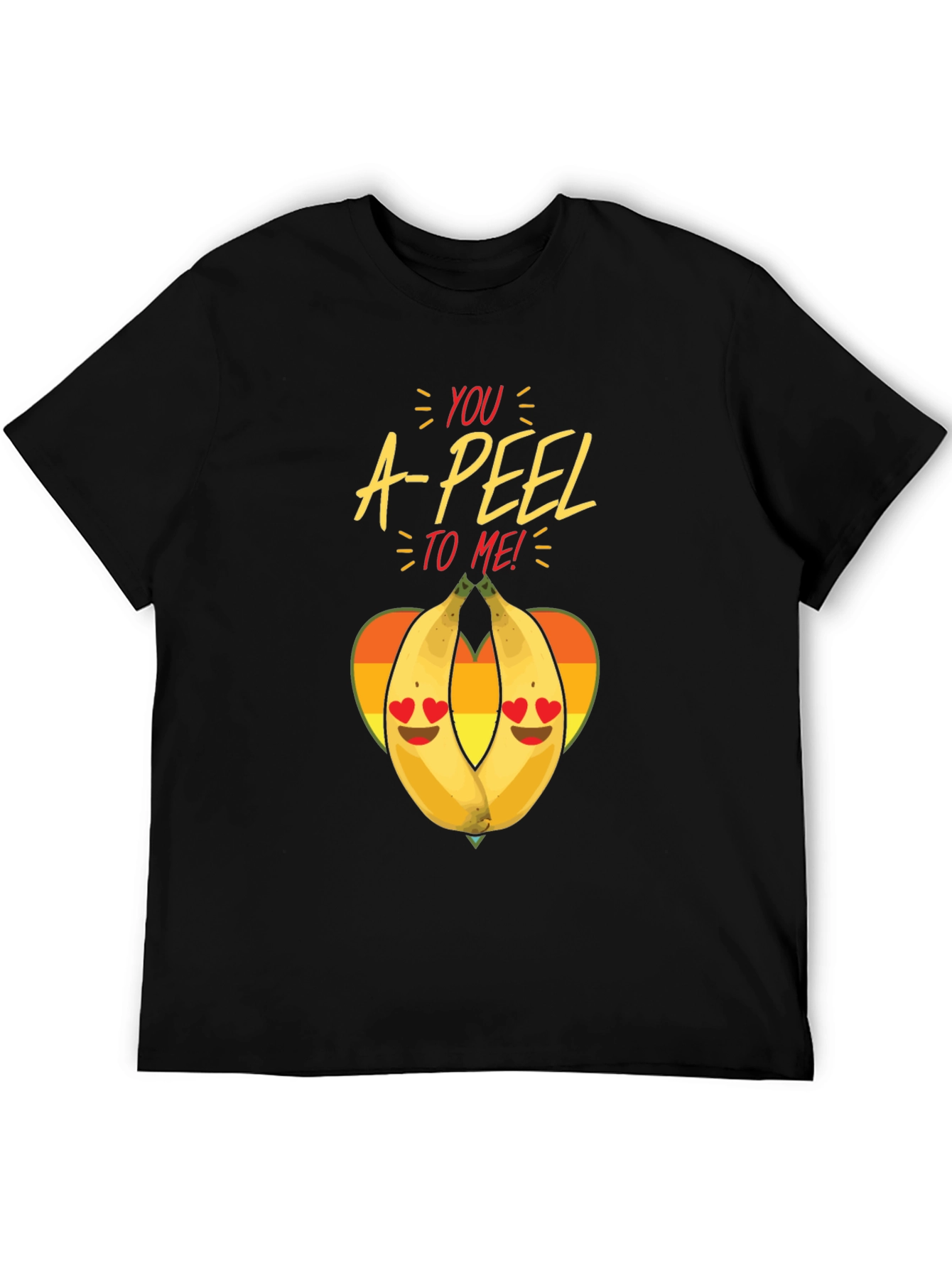 You A-Peel To Me Black Graphic Tee