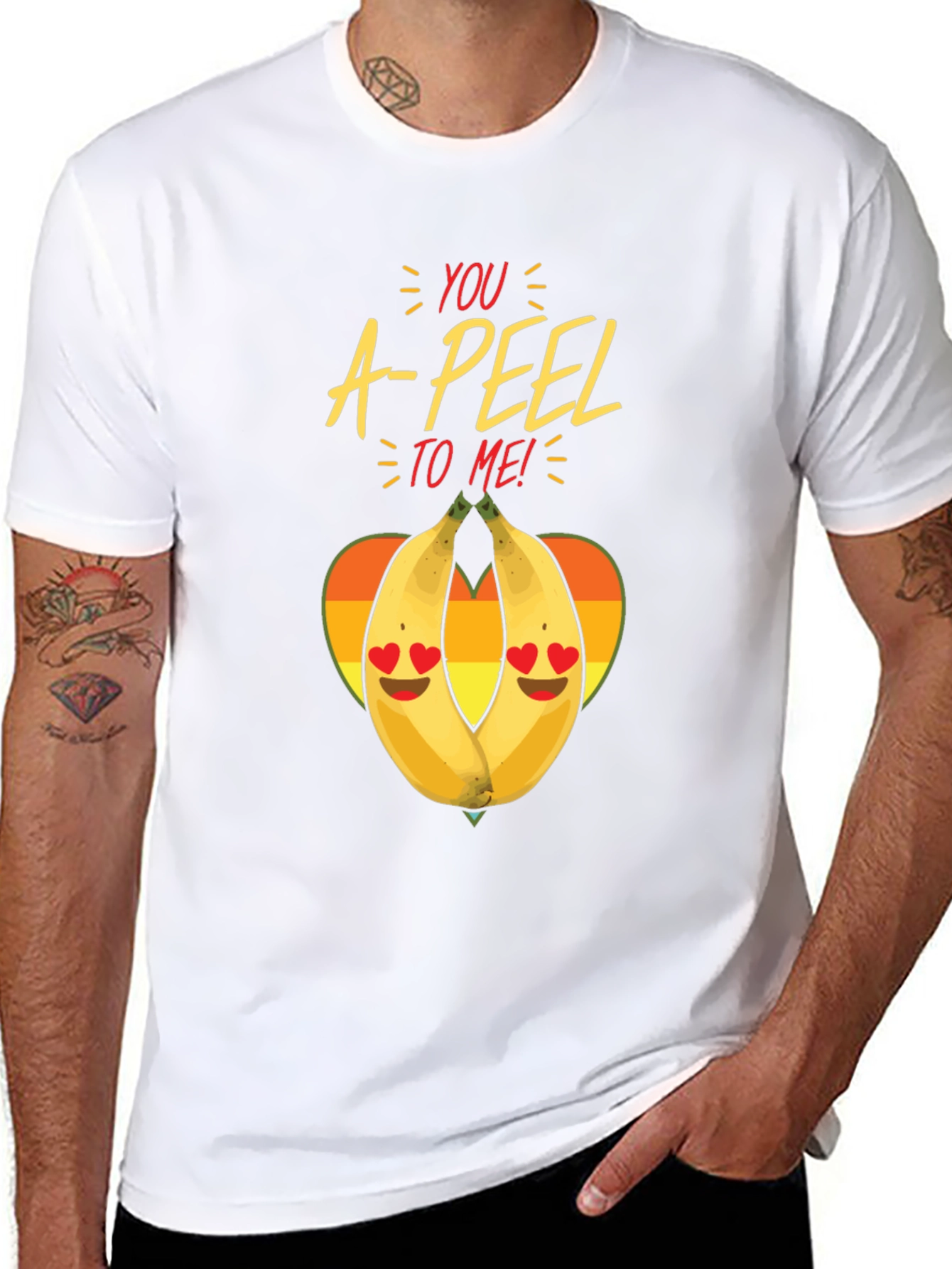 You A-Peel To Me Black Graphic Tee
