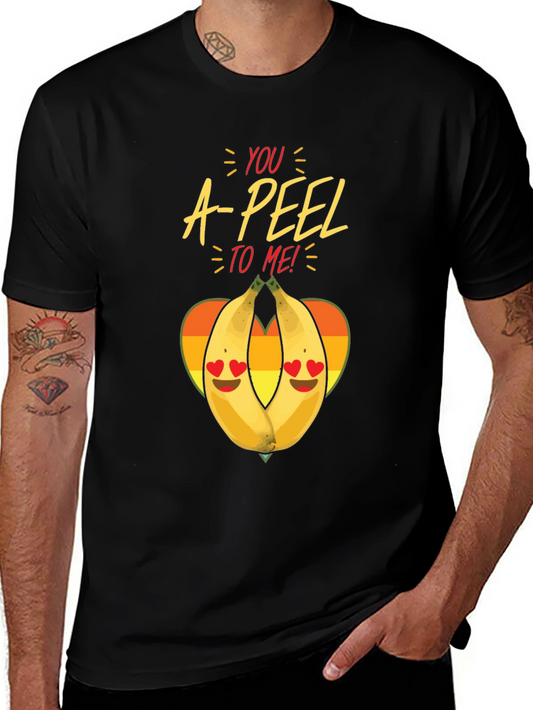 You A-Peel To Me Black Graphic Tee