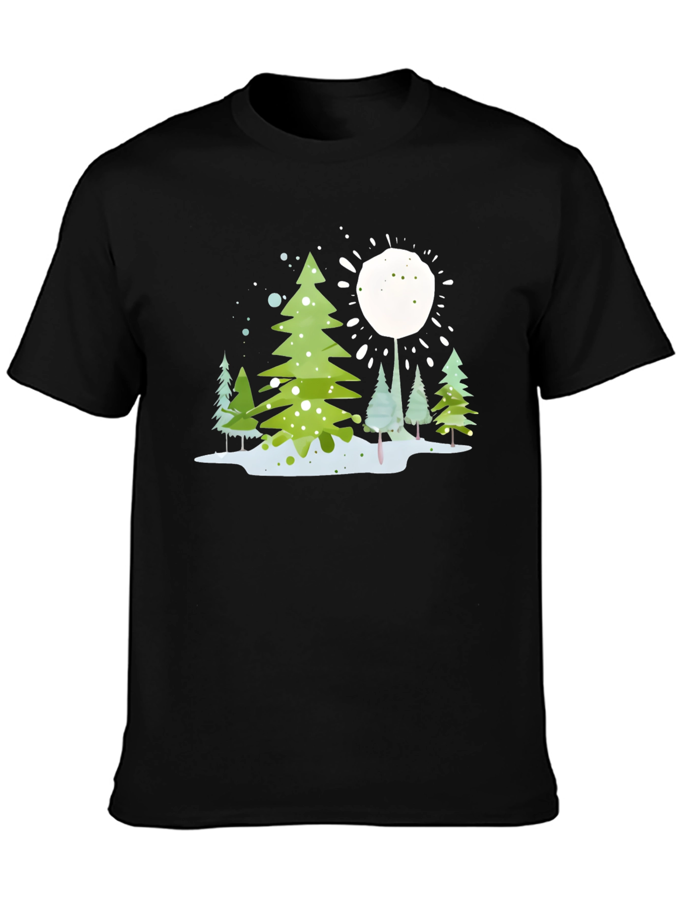 Winter Forest Graphic T-Shirt