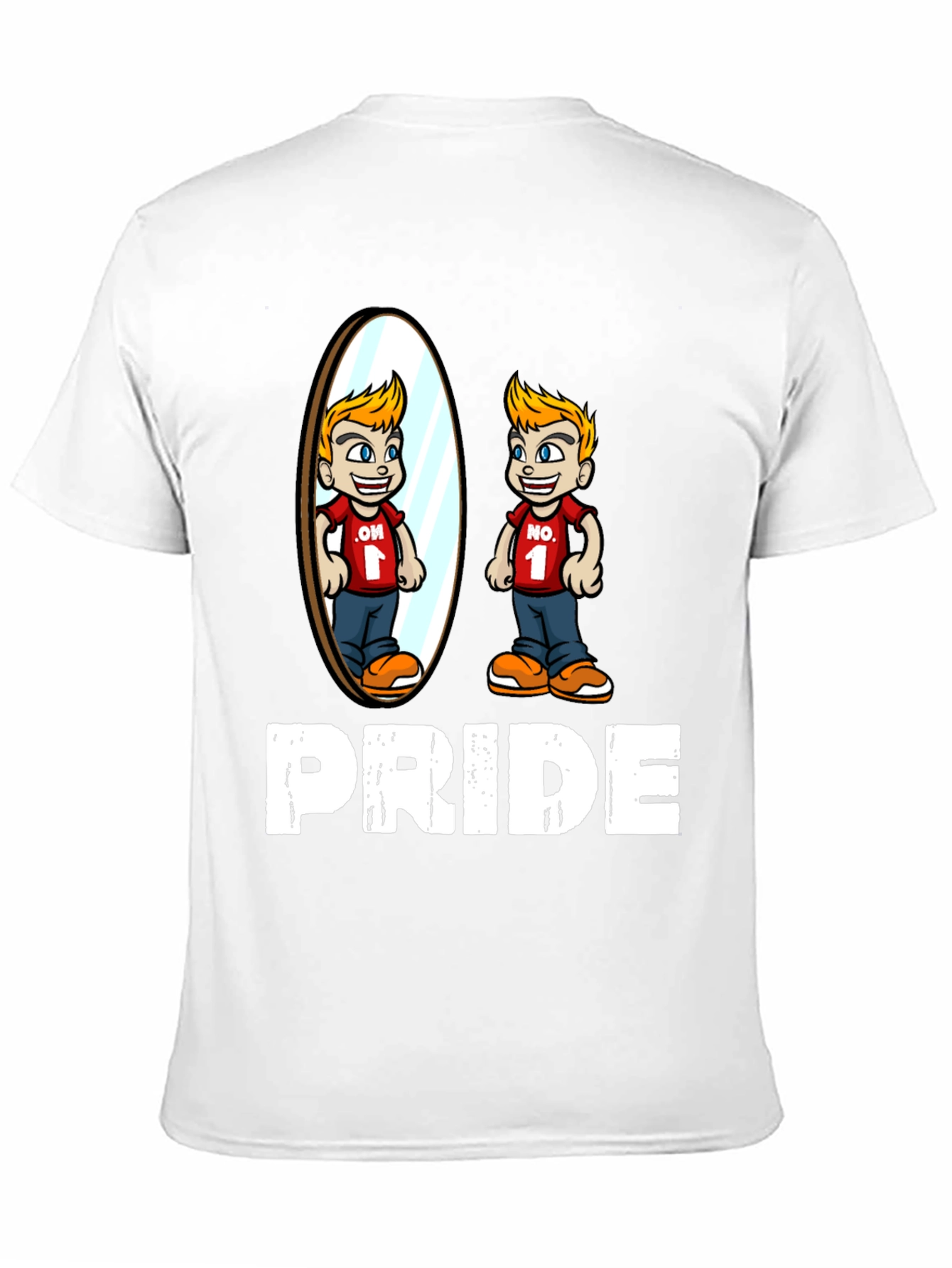 Pride T-Shirt with Mirror Reflection Design