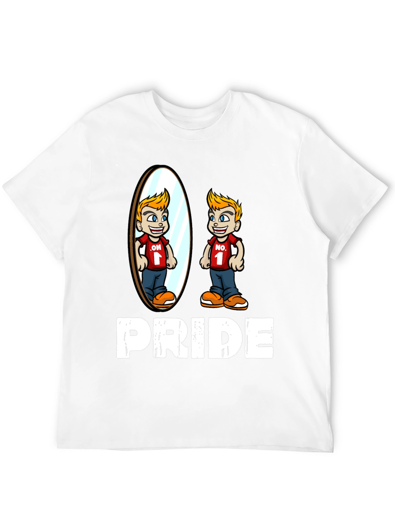 Pride T-Shirt with Mirror Reflection Design