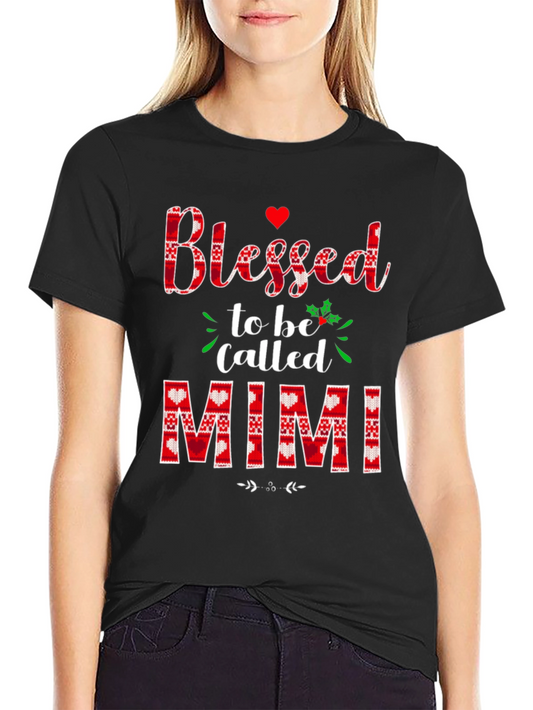 Blessed to be Called Mimi Christmas T-Shirt