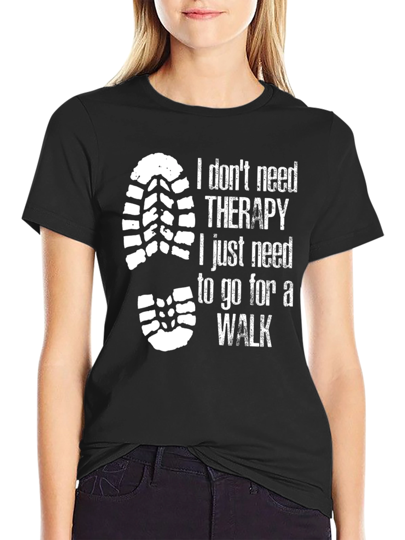 Therapy Walk T-Shirt - Funny Hiking Tee
