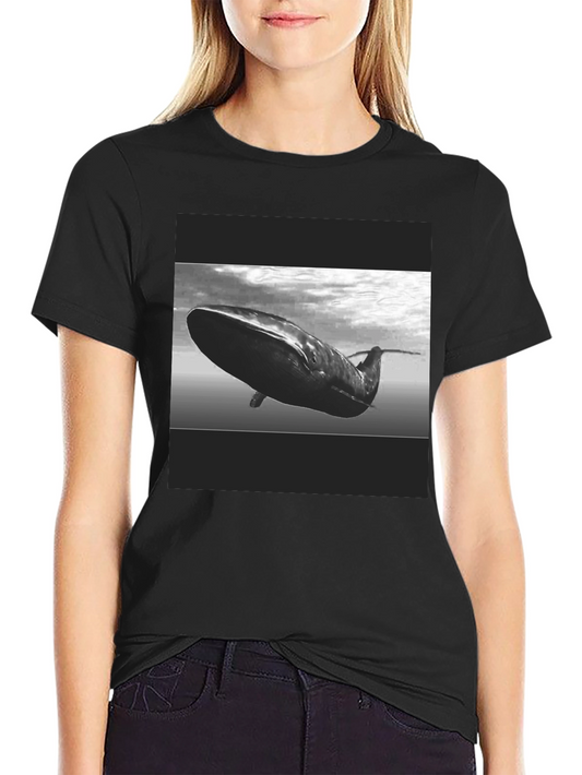 Whale Graphic Black T-Shirt
