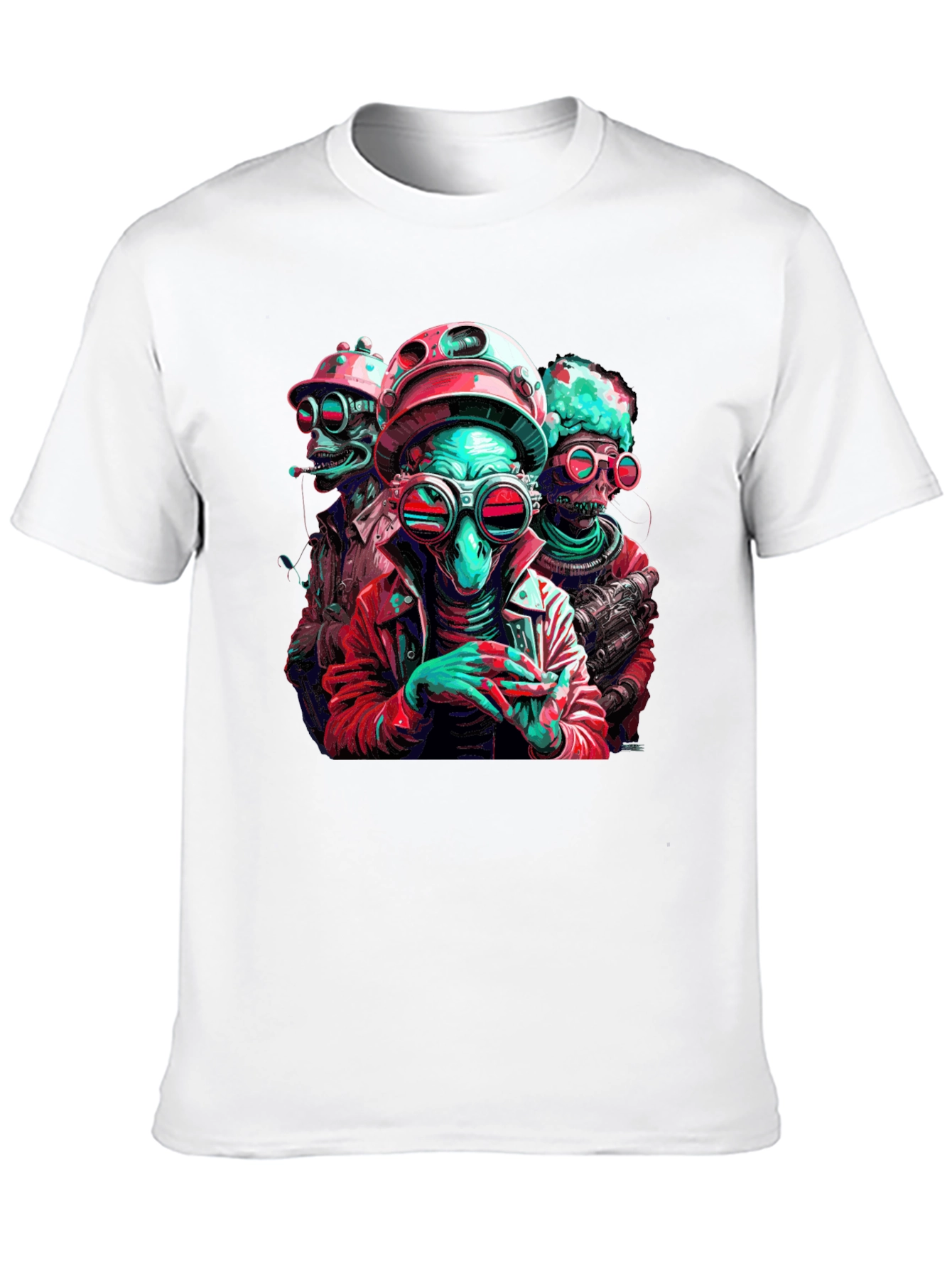 Retro Alien Crew Graphic Tee