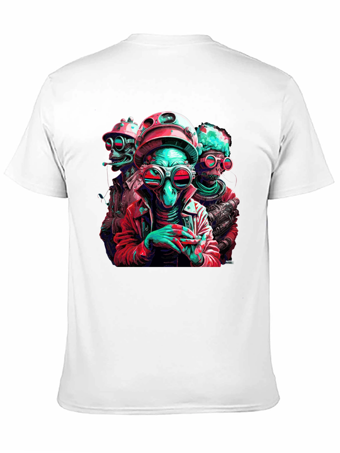 Retro Alien Crew Graphic Tee