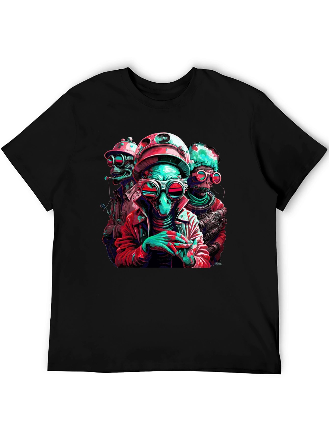 Retro Alien Crew Graphic Tee