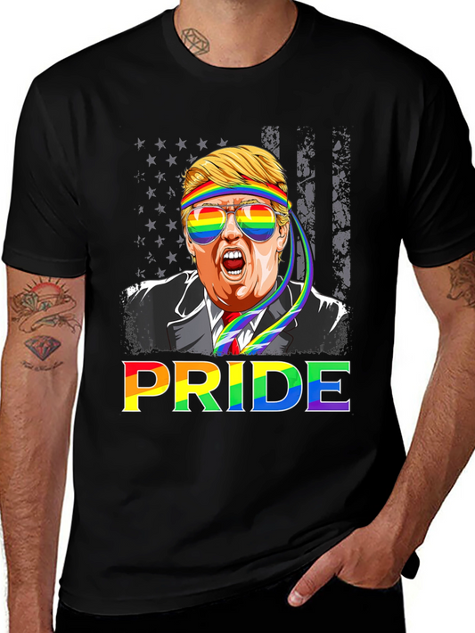 Trump Pride T-Shirt - Rainbow Colors