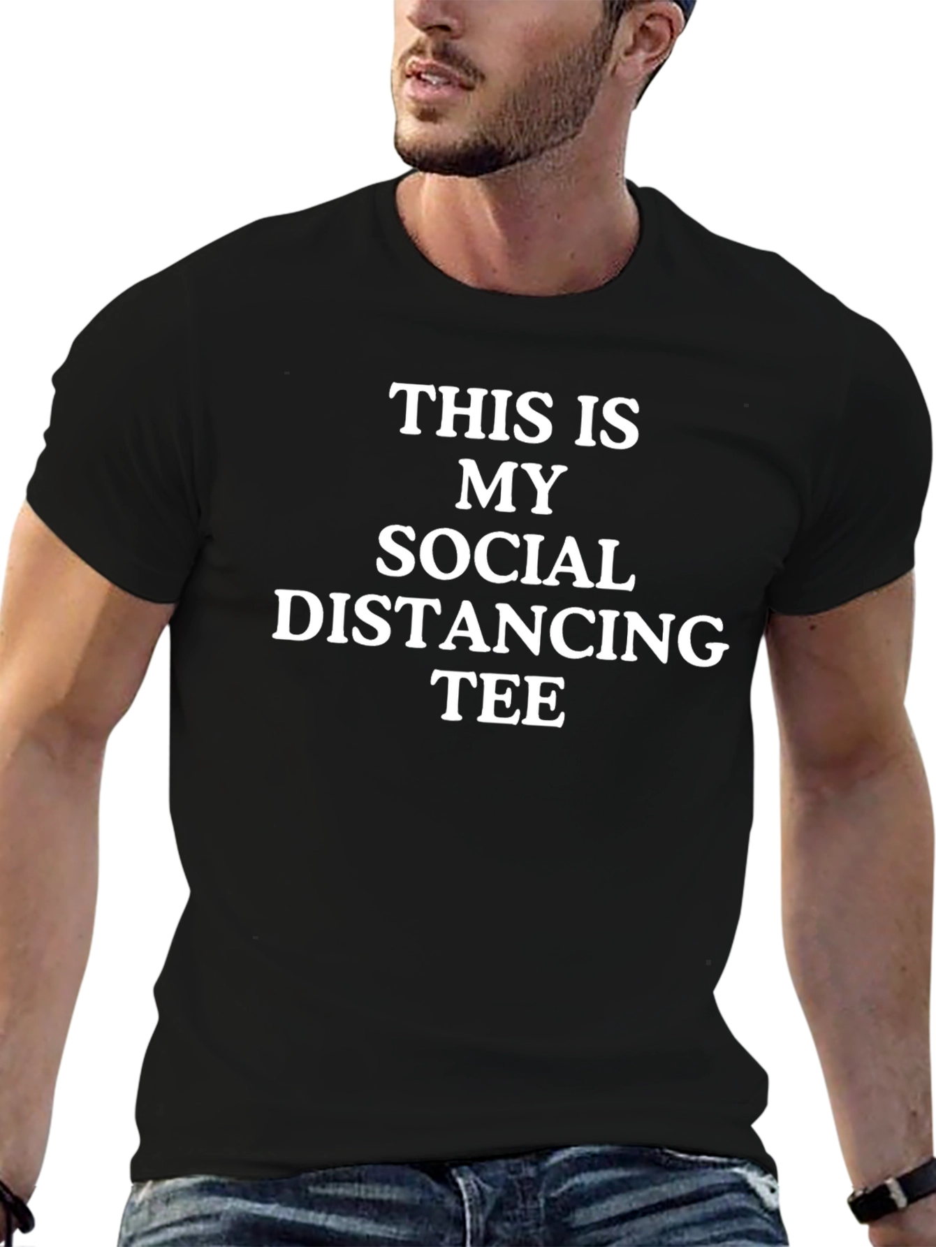 Social Distancing Tee - Funny Slogan T-Shirt