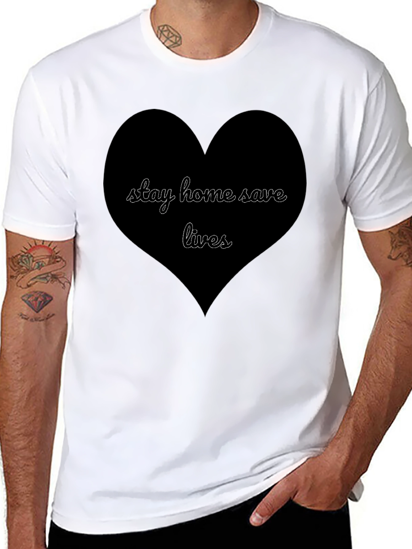 Stay Home Save Lives T-Shirt