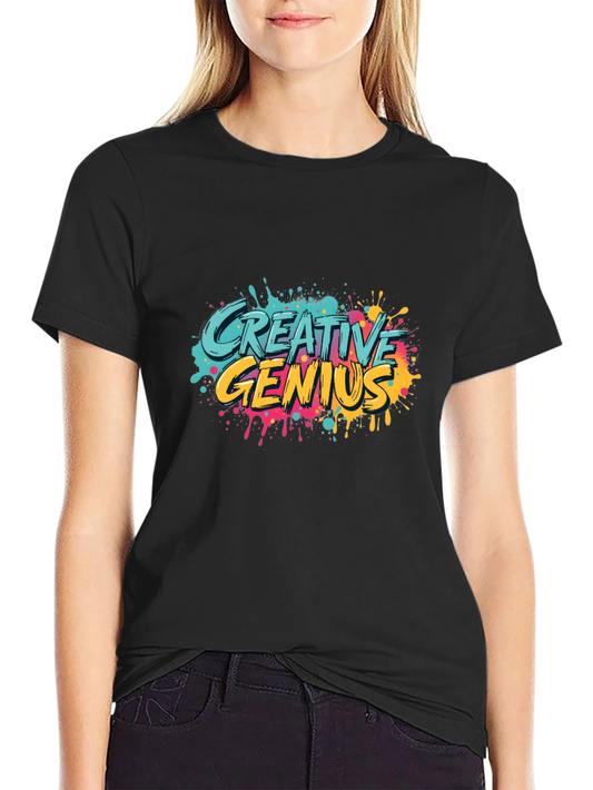 Creative Genius Graphic Tee - Trendy Design
