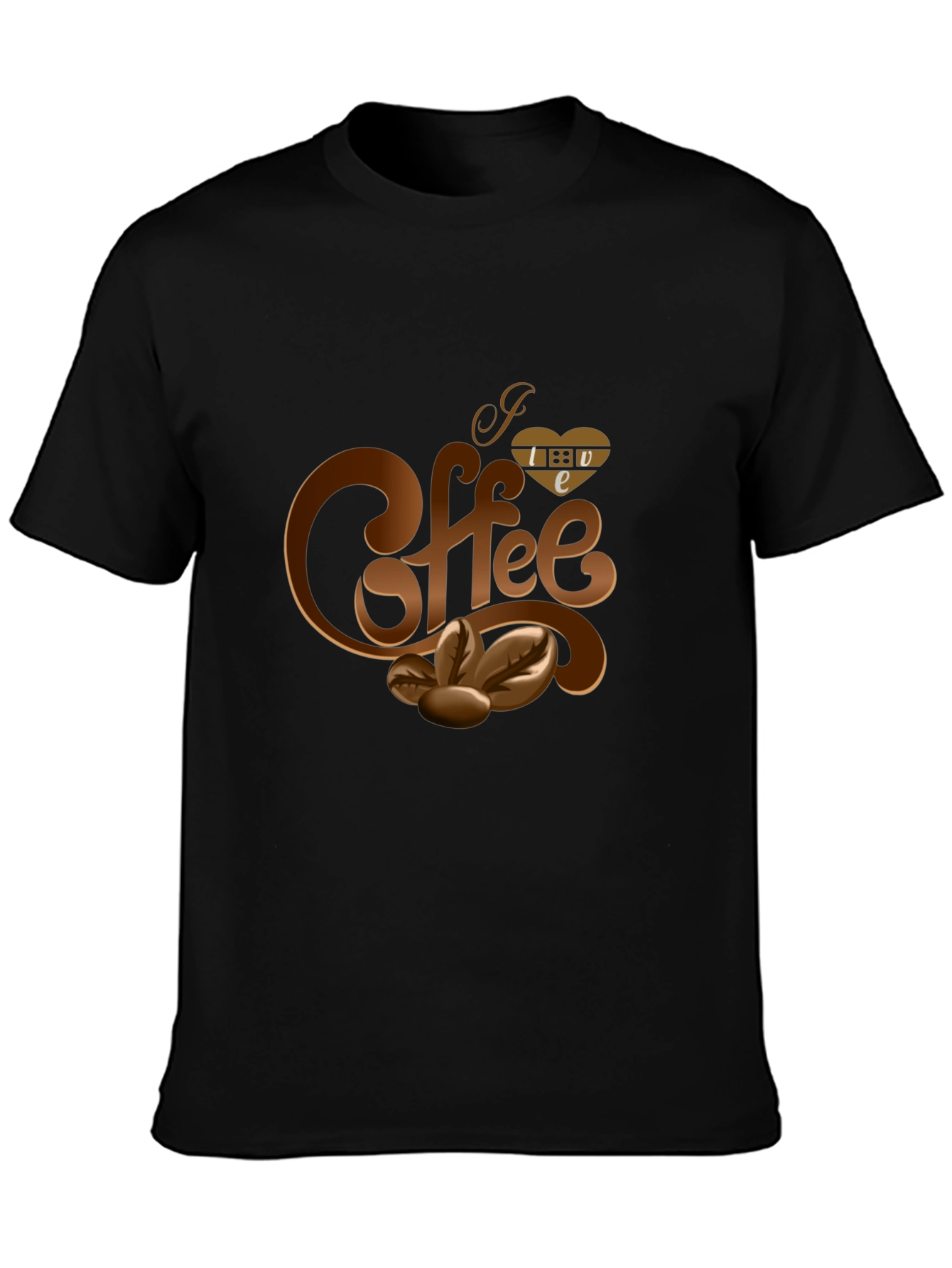 I Love Coffee Graphic T-Shirt - Casual Style