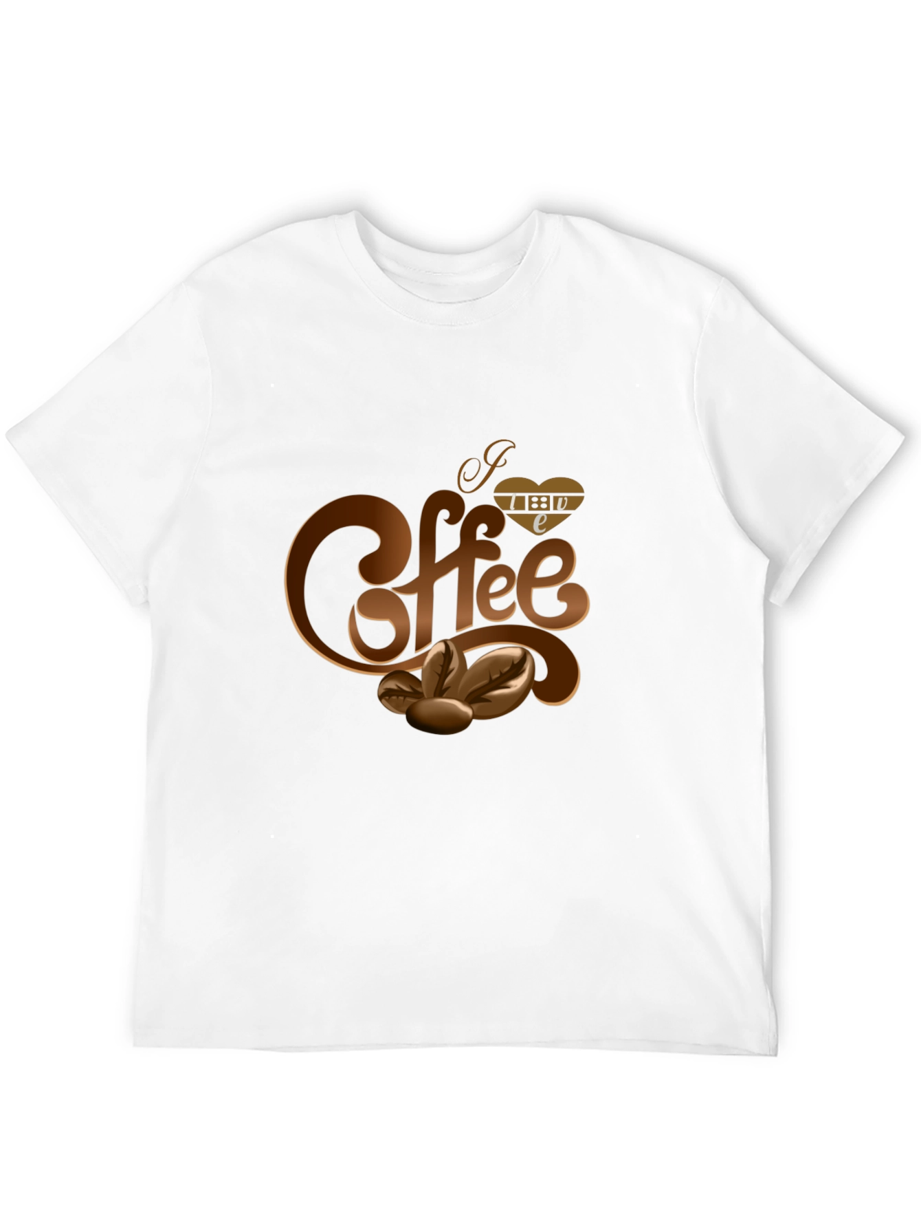 I Love Coffee Graphic T-Shirt - Casual Style