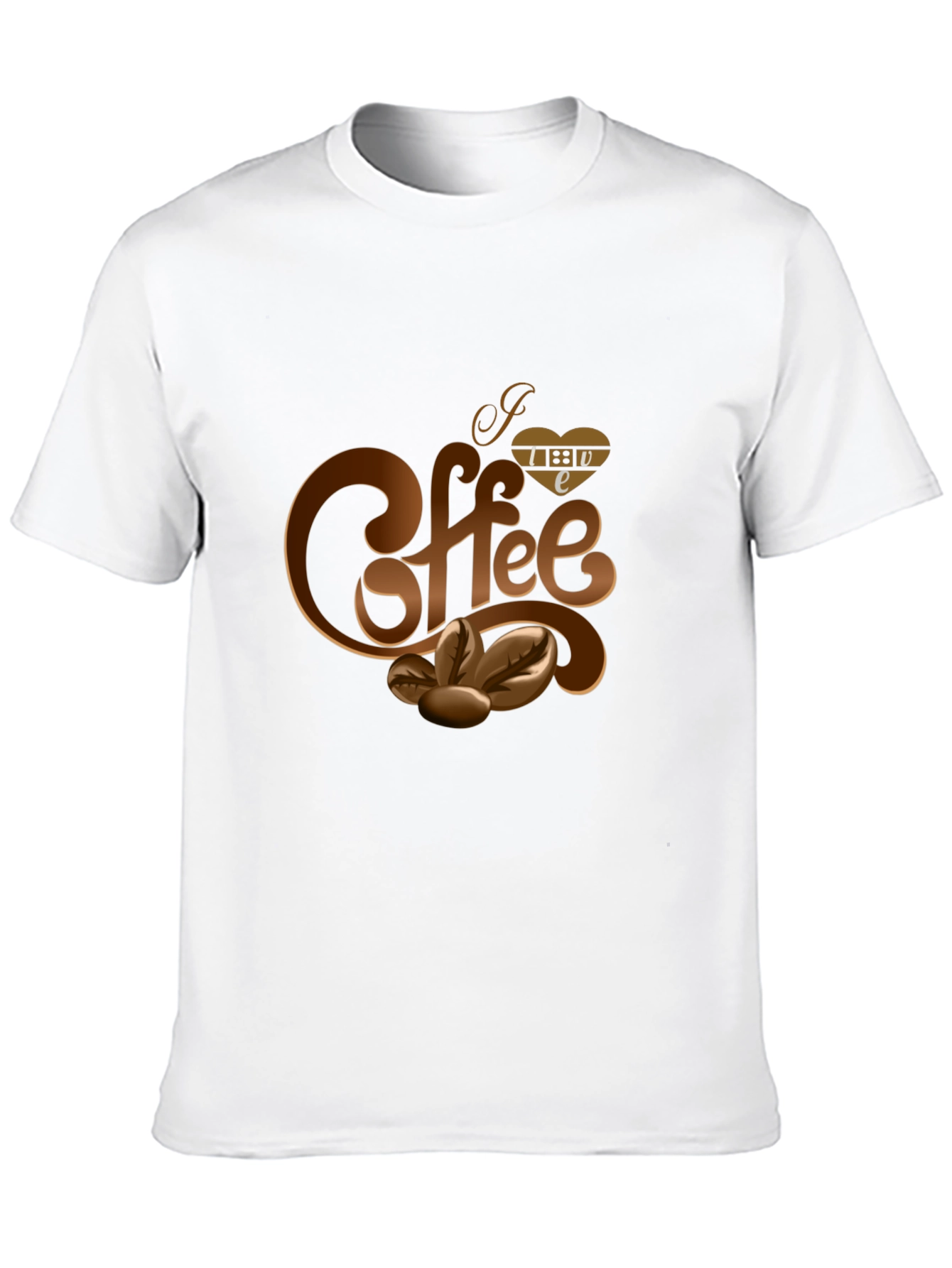 I Love Coffee Graphic T-Shirt - Casual Style