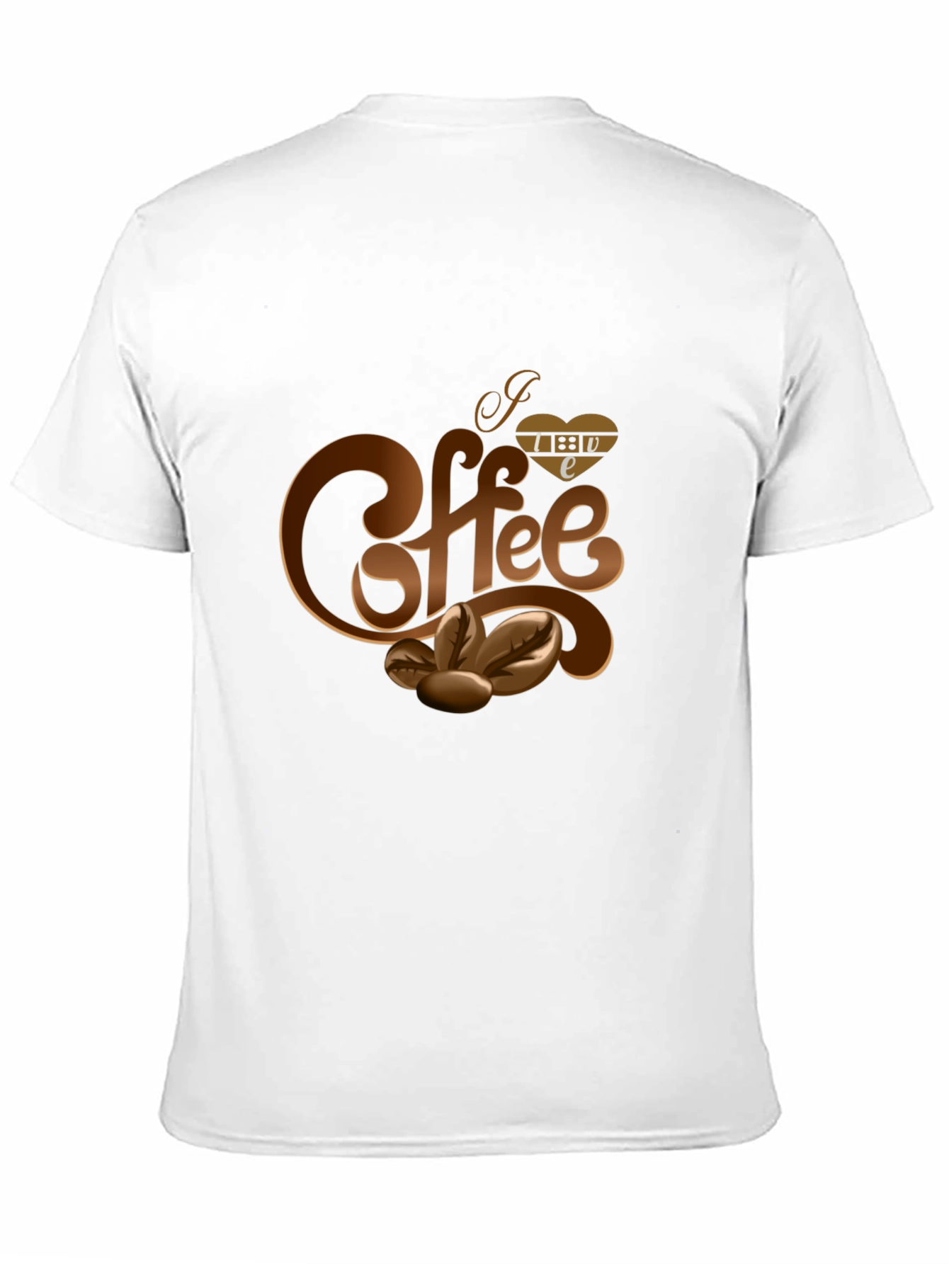 I Love Coffee Graphic T-Shirt - Casual Style