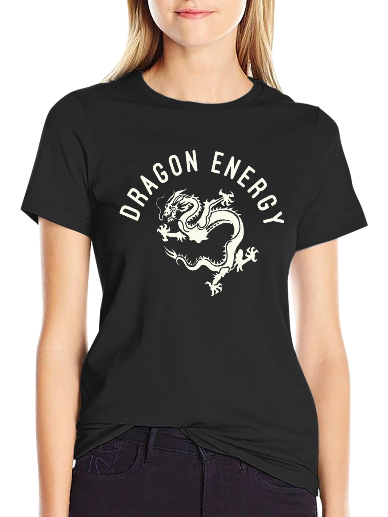 Dragon Energy Graphic Tee - Black