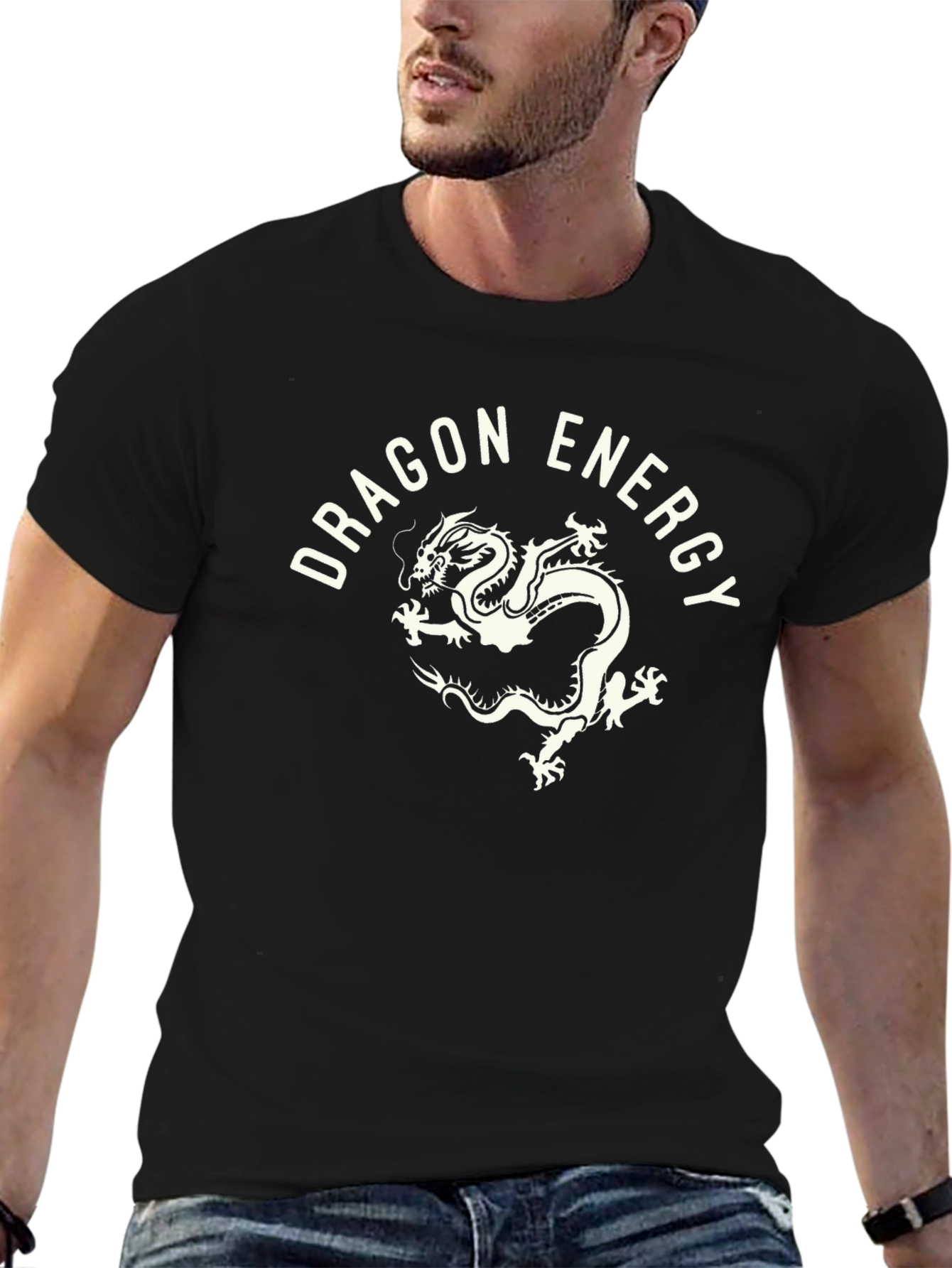 Dragon Energy Graphic Tee - Black
