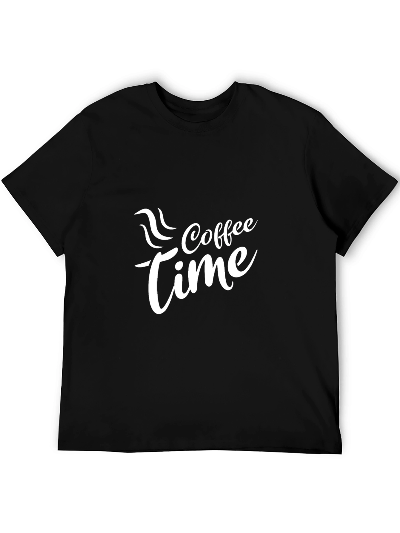 Coffee Time Black T-Shirt - Stylish & Comfortable