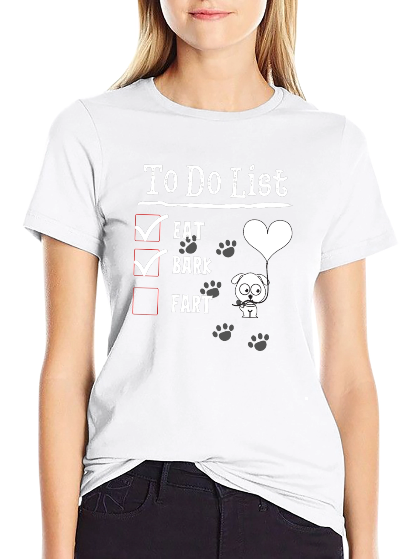 Dog To-Do List Graphic Tee