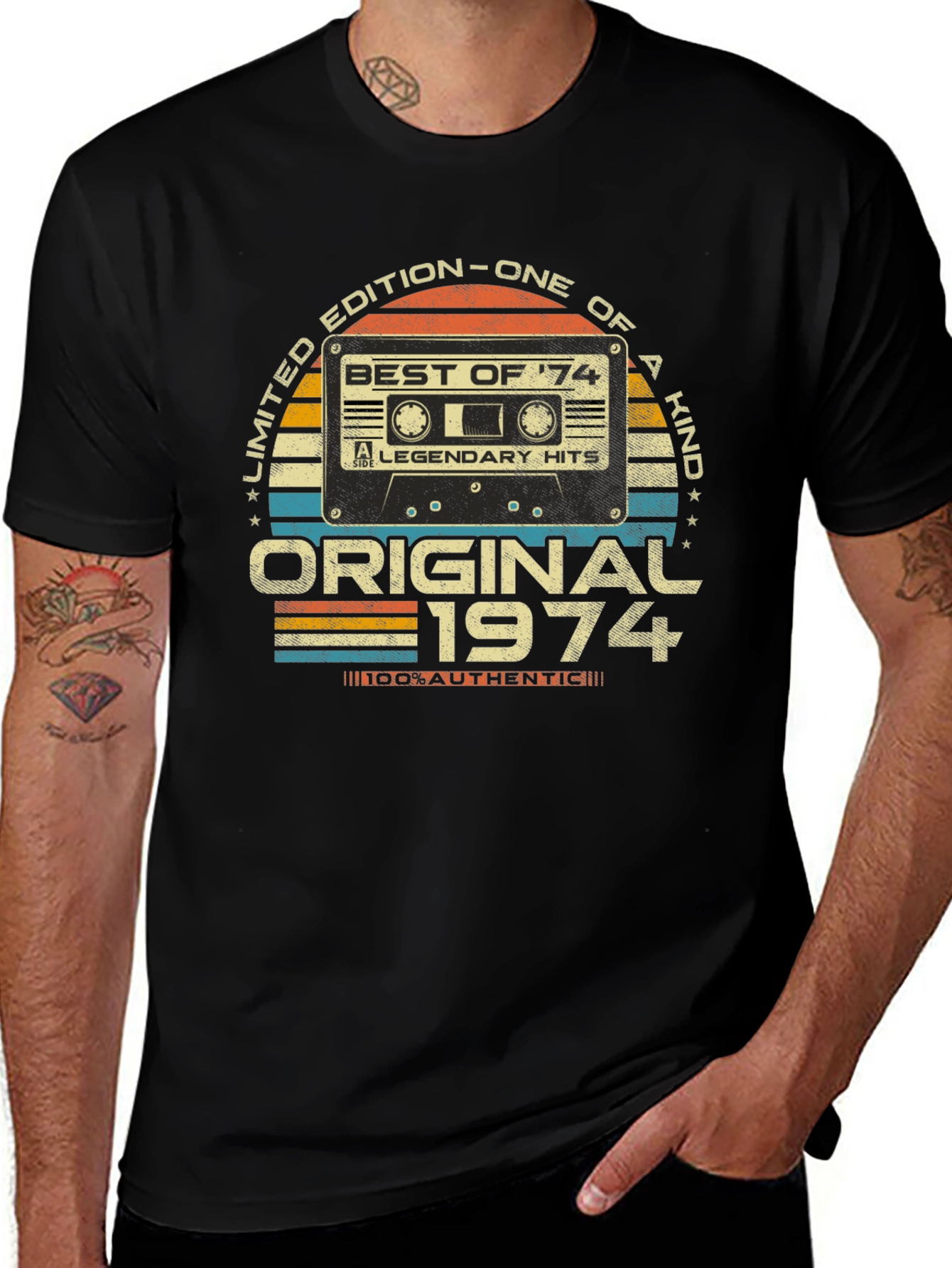 Original 1974 Best Of Cassette Tape T-Shirt